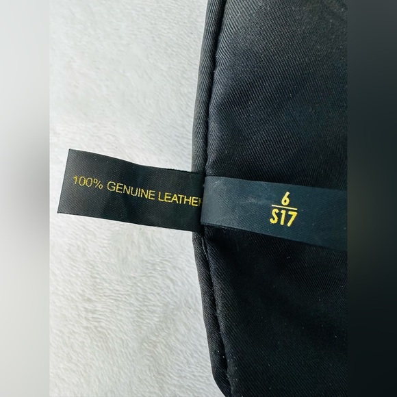 Rebecca Minkoff Black Leather Crossbody Bag Medium Size With Silver Hardware - Picture 11 of 14